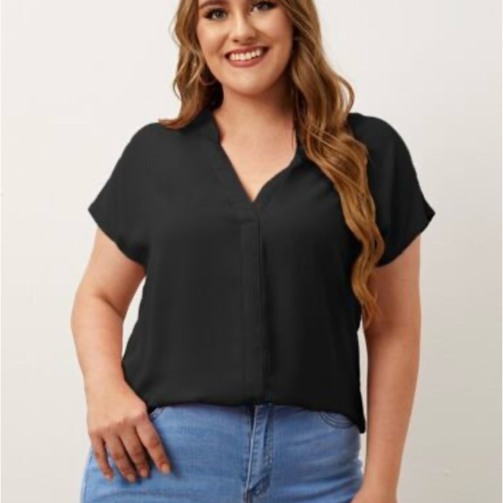 🚨Final Sale🚨!! New SHEIN Plus Size Sheer Black Top Size XXL